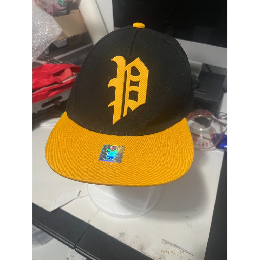 GUC Polo vintage gothic P cap hat black/yellow